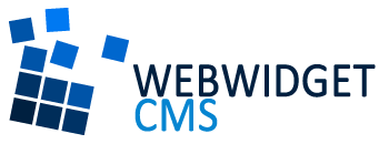 Webwidget CMS Admin
